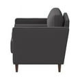 thumbnail image 4 of LifeStyle Solutions Jareth King Chair en Tissu Gris Chiné, 4 of 8