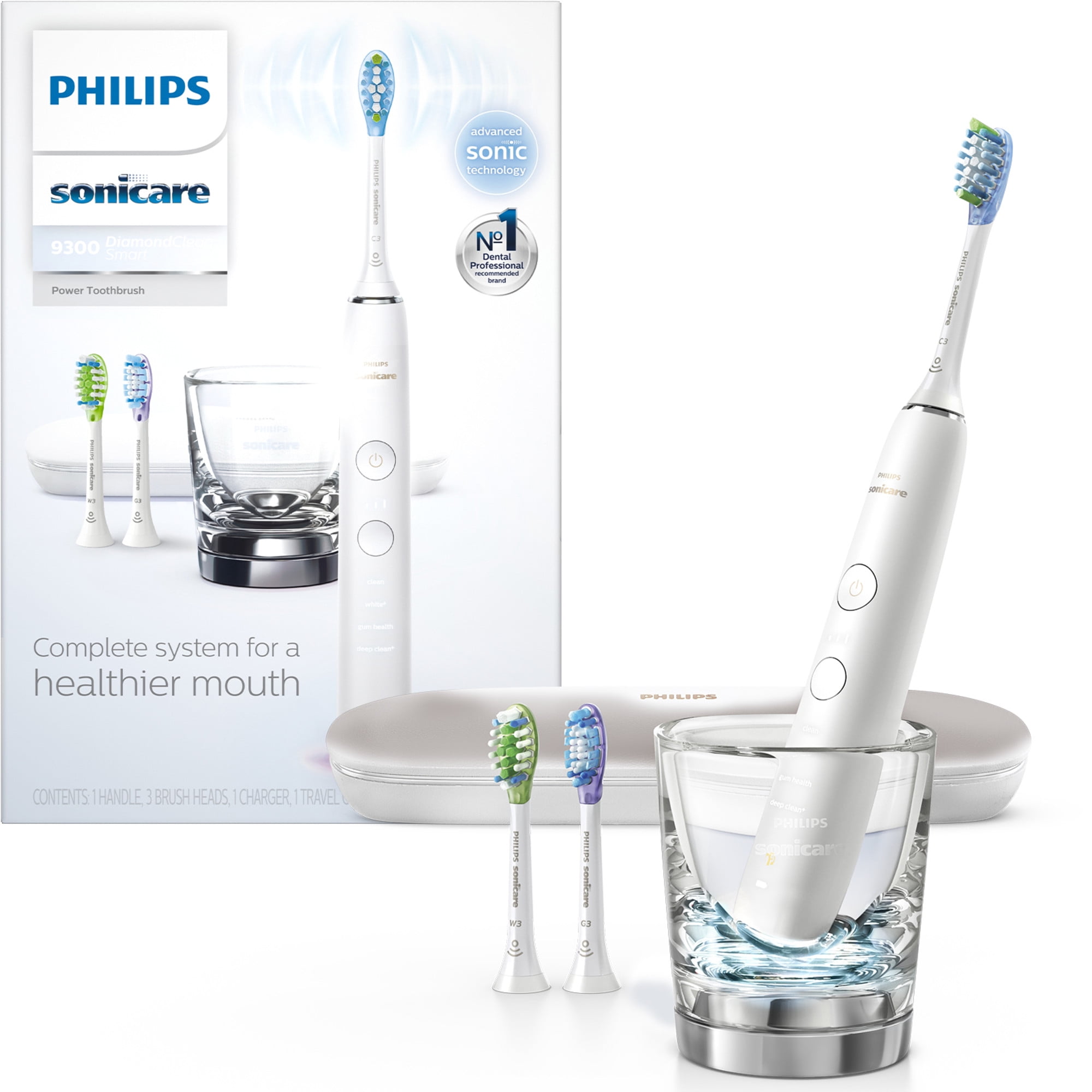 Philips Sonicare ProtectiveClean 5100 HX6850/60 Gum Health, Rechargeable  Electric Toothbrush with Pressure Sensor, Black - Walmart.com