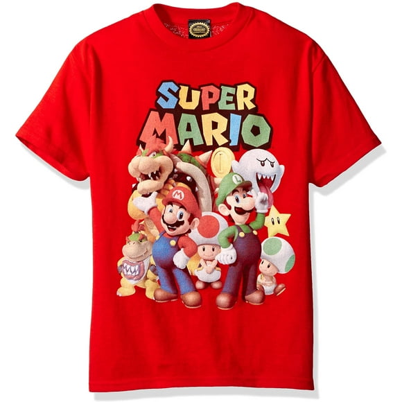 T-shirt Graphique Super Mario Groupage Garçon Nintendo