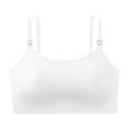thumbnail image 3 of Women Bras with Support and Lift No Underwire Push Up Full Coverage Lightweight Solid Color Spaghetti Strap Padded Bralettes for Women Breathable Underwear Daily Bra White XL, 3 of 7