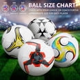 thumbnail image 3 of Pack de 4 balones de fútbol con bomba de Tradder, tamaño 20 cm, 3 of 6