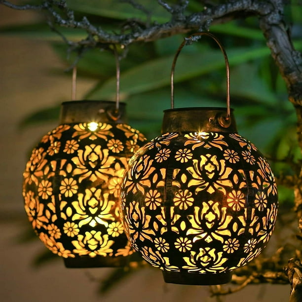 Tomshine hanging 2024 solar lights