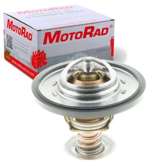 MotoRad Engine Coolant Thermostat compatible with GMC Sierra 1500 1999-2013 - 170F - Fail-Safe