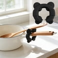 thumbnail image 1 of JZCHUNTOY Multifunctional Silicone Spatula Holder, Heat Resistant Anti Slip Pot Clip for Spill Prevention, Durable Reusable Kitchen Storage Tool, Suitable for Home Kitchen, Restaurant, Cooking Use, 1 of 7