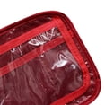 thumbnail image 4 of Bolsa de viaje multifunción para organizar ropa interior, bolsa de almacenamiento portátil para sujetadores, calcetines, lencería, cubo, neceser, color burdeos, 4 of 5