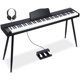 thumbnail image 1 of Teclado de piano digital Fgfdkhge de 88 teclas con soporte, pedal y auriculares, 1 of 8