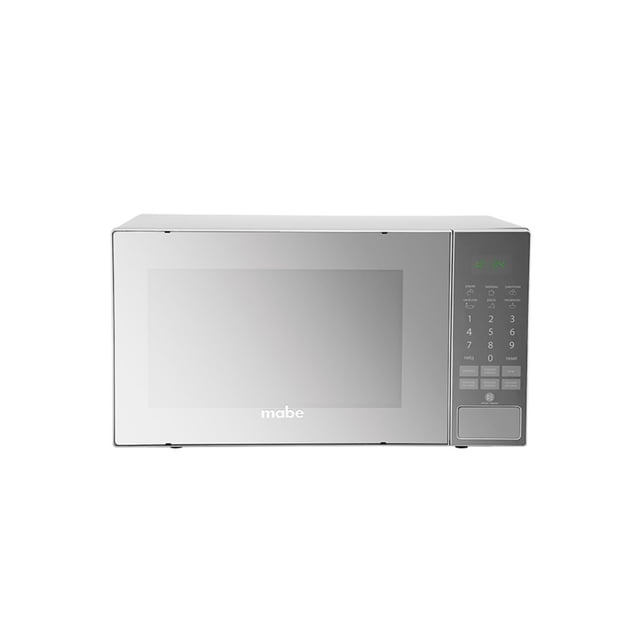 Microondas Mabe 1.1 pies cúbicos Silver Espejo Digital 10 Potencias