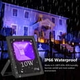 thumbnail image 5 of Two Pieces UV Led floodlight,fashion waterproof IP66 Black light Black light 20W Led light Party Art Painting Exhibition Center Fishing, 5 of 5