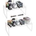 thumbnail image 1 of Organizador de Encimera,Soporte Extensible de Especias para Despensa,Organizador de cocina para Gabinete,Estante de almacenamiento Extensible Apilable para Cubiertos,Utensilios de Cocina,Especias, 1 of 21