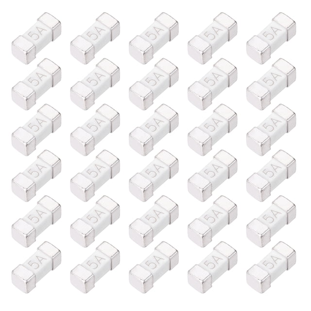Uxcell 125V 5A Surface Mount Device Fuse Ceramic Fuses 0603 Slow Blow 50Pack