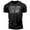 T-Shirt Silver On Black, variant on Gymish OutsourceLeg Day Funny Workout Gym T-Shirt for Men