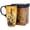 Sailing Ship, variant on Topadorn Decorative Ceramic Coffee Mug with Lid, 17 oz Large Coffee Cup with Artistic Pattern Design, Spill-Resistant Travel Mug for Coffee & Tea, Gift Box Included
