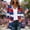 A371 Blue, variant on American Flag Cardigan for Women Open Front Chiffon Three Quarter Sleeve Casual USA Tops Patriotic Cover Up Shirts 4th of July Red White and Blue Stars Clothes