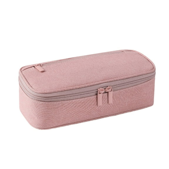 Pencil Case Clearance, Furenl Preppy Pencil Case Forsupplies Large Initial Pencil Pouch with Zipper Cute Pencil Bag for Supplies Aesthetic Birthday Teenadults, Pencil Barrel