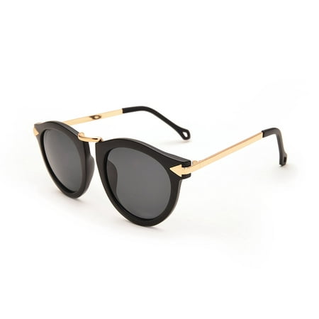 Vintage Women's Arrow Style Sunglasses Metal Frame Sunglasses UV 400 Protection