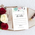 thumbnail image 4 of Koyal Wholesale Wild Flowers Wedding Advice & Well Wishes Guest Book Cards for Bride and Groom, 56 Pack, 4 of 5
