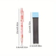 thumbnail image 2 of 6pcs 0.5mm Mechanical Pencils Kawaii Automatic Pencils With Erasers Students Stationery Writing Tool Cute School Office Supplies, 2 of 5