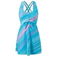thumbnail image 1 of Traje de baño para mujer, bóxer conservador con estampado ceñido al cuerpo, conjunto de dos piezas de traje de baño, falda y bóxer, traje de baño dividido OAVQHLG3B Store  lin121212, 1 of 3