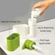 thumbnail image 3 of Soap Dispenser Pump,CHENKE 2 in 1 Soap Dispenser Pump and Sponge Holder Refillable Soap Dispenser Kitchen Countertop Liquid Soap Dispenser for Kitchen, 3 of 5