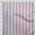 thumbnail image 4 of oneOone Cotton Jersey Fuschia Pink Fabric Stripes Sewing Material Print Fabric By The Yard 58 Inch Wide-HX, 4 of 6