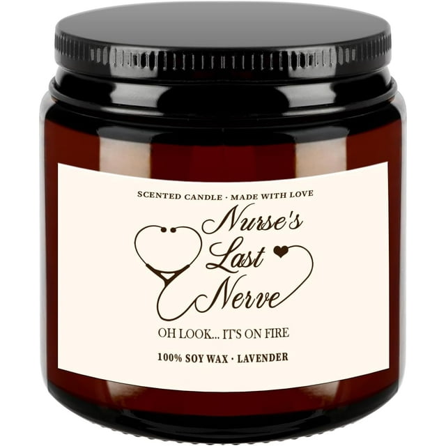 Nurse Gifts for Women Lavender Scented Candles for Nurse Appreciation Gifts Nursing Graduation Gifts for Her Cool Gifts for Nurses Week Gifts Nurse Graduation Gift Nurse Practitioner Gifts