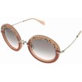 thumbnail image 1 of Miu Miu Sunglasses Women Pink Round MU 08RS TV14K0, 1 of 5