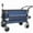 Blue+Grey, variant on Olurrisa Multi-Functional Push-Pull Folding Wagon Cart with Rotating Handle & 9"x4" Beach Tires for Camping & Beach –300L XL Heavy-Duty, 480lbs load, Large Capacity for Transport, Groceries