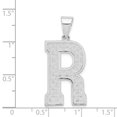 thumbnail image 4 of Collier Pendentif Monogramme Initiale Lettre R en Argent Sterling 925, 4 of 8