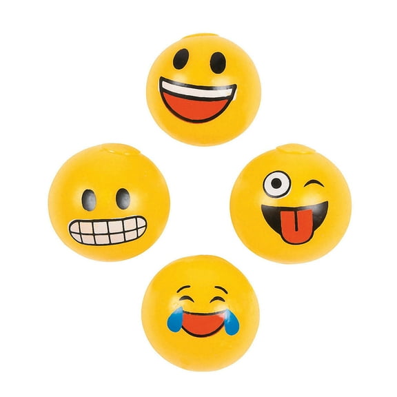 Emoji Splat Balls - Party Favors - 12 Pieces