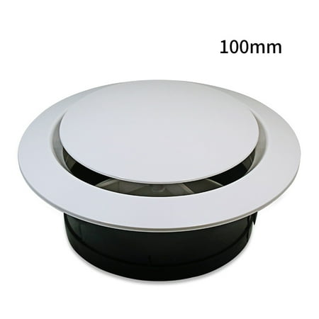 

GDHOME ABS Air Conditioning Ventilation Diffuser Adjustable Louver Circular Air Outlet