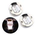 thumbnail image 1 of 2PCS LED Marine Boat Yacht Transom Chrome Anchor Stern Light Round 2835-SMD 12V, 1 of 11