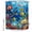 Blue Navy White, variant on Shower Curtains for Bathroom, Cartoon Fish Waterproof Fabric Shower Curtain, Blue Colorful Sea Ocean Seagrass Coral Decorative Bathroom Curtain for Bathtub, 36"x72", No Hooks Included