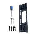 thumbnail image 3 of Lipstore Hinge Installation Kit Door Hinge Router Templates Hand Tool Easy to Use Black, 3 of 8