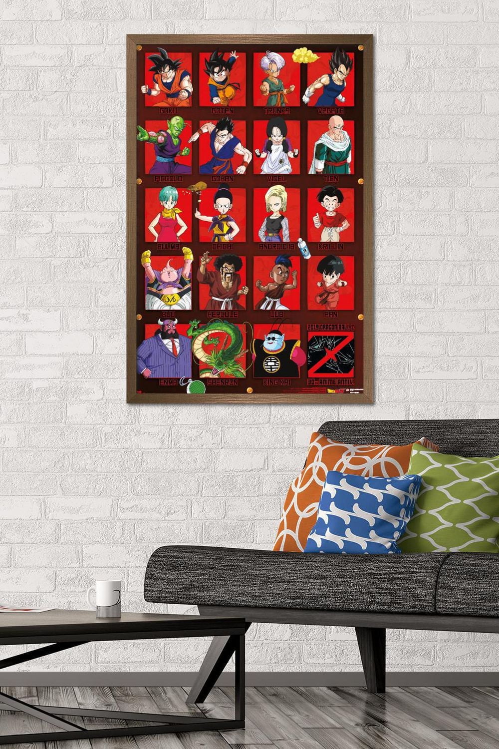 Dragon Ball Z - Anniversary Wall Poster, 14.725" x 22.375"
