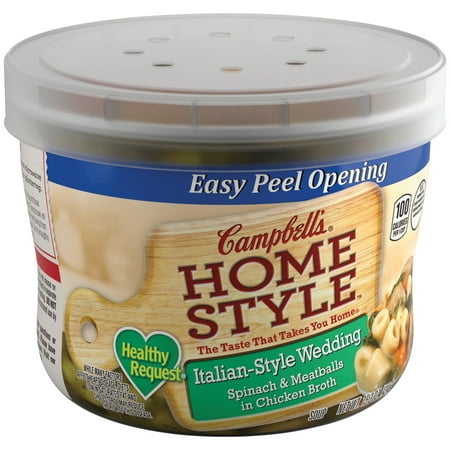 Campbell's® Homestyle Healthy Request® Italian-Style Wedding Soup Microwavable Bowl, 15.3 oz.