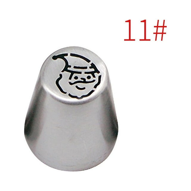 Christmas Decor Cake Mould Christmas Flower Icing Piping Nozzles Cake Decoration Tips Baking Tools Dessert molds