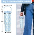 thumbnail image 2 of Daisy Gifts Tumbler for Women Girls, Stainless Steel 30oz Tumbler with Top Handle and Flip Straw, Daisy Flowers Cup Mug, Floral Lover Leakproof Water Bottle Birthday Gift Idea for Him Her, 2 of 6