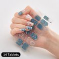 thumbnail image 1 of Nuevo 14 tiras de pegatinas de Gel para uñas de otoño, parche de cobertura completa para uñas, pegatinas para uñas con estampado de leopardo, tiras de esmalte de uñas DIY, fabricación de manicura, 1 of 7