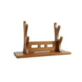 thumbnail image 1 of Wooden Flute Stand Display Rack - Multi-Tier Desktop Holder for Soprano, Recorder, Bamboo Flute, Irish Whistles, Woodwind Instruments, Walnut Organizer for Collecting, Storing, and Displaying, 1 of 8