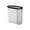 Clear, variant on Chmadoxn Transparent Trash Can, Bathroom Trash Cans with Lids, Plastic Slim Waste Basket with Press Top Lid, Clear Garbage Can for Bathroom, Bedroom, Kitchen,Home,Office