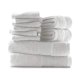 thumbnail image 1 of Toallas de baño para el baño - Toallas de baño de lujo de algodón - Juego de toallas de baño suaves y muy absorbentes, juego de 10 piezas (2 toallas de baño, 2 toallas de mano, 6 toallitas) - Blanco, 1 of 5