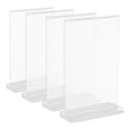 thumbnail image 1 of SEWCHICS 4Pcs Transparent Acrylic Display Stands for Tabletop Use in Restaurants, 1 of 8