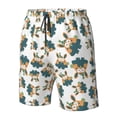 thumbnail image 5 of Kdxio Cute Bunny Pattern Mens Casual Shorts - Drawstring Summer Beach Sports Shorts for Men, 5 of 9