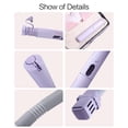thumbnail image 3 of Graflsoa Compact 400W Portable Dryer with Shoe Drying Kit, Fast Drying & Disinfection, Timer, Mini Warmer for Travel, Dorms, Purple, EU Adapter Needed, 3 of 6