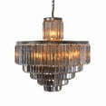 thumbnail image 2 of Zentique ZD6000-22BSS-PJH 31.5 x 32.25 x 31.5 in. 6-Tier Rustic Crystal Chandelier, 2 of 2