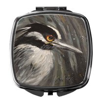 Carolines Treasures JMK1219SCM Night Heron Compact Mirror  multicolor