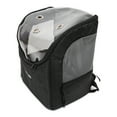 thumbnail image 1 of Sac à Dos pour Chiens et Chats Approuvé par les Compagnies Aériennes - Imperméable, Résistant aux Taches, Sac à Dos de Randonnée pour Chiens avec Couverture en Maille, Ceinture - Noir-Gris, 1 of 7