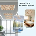thumbnail image 4 of Ceiling Light Cover for Classroom, Fall Mushroom Magnetic Fluorescent Light Covers Filter for School,Office, 2X4&nbsp; FT, Pack of 4, Retro Autumn Leaves, 4 of 8