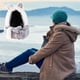 thumbnail image 5 of Bufanda con capucha Yinane de invierno gris, 5 of 5