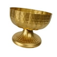 thumbnail image 2 of DOLITY French Urn Planter Basin Flower Planter for Dining Table Bedroom Living Room 20cm Light Gold, 2 of 9